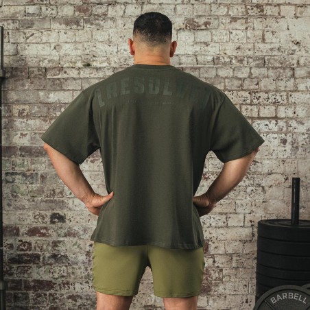 SBD Resolve oversized tričko - khaki