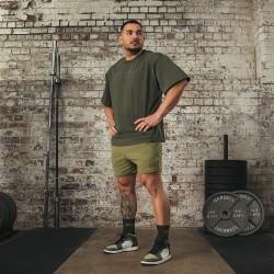 Oversized Tričko SBD Resolve Khaki Limitovaná Edice