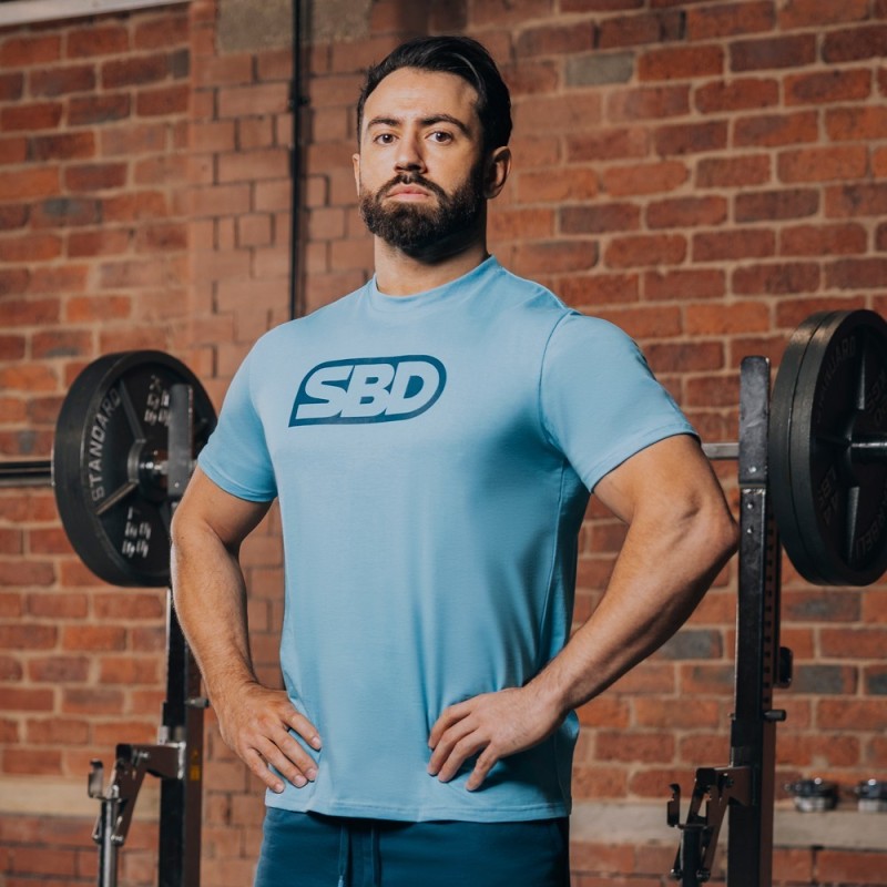 SBD Reflect T-Shirt - light: Limitovaná edice, kvalitní tričko pro silový trénink, 100% bavlna